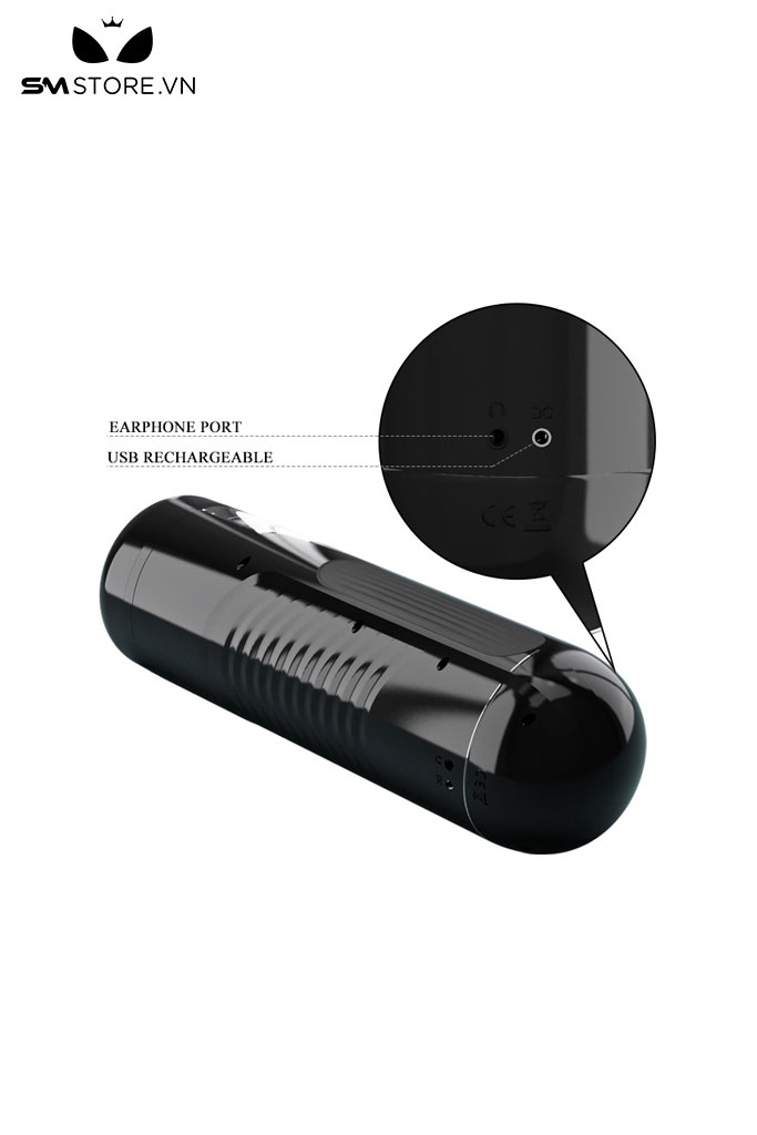 SMT1457 - Cốc thủ dâm silicon mềm rung hút nhiều tần số sạc USB