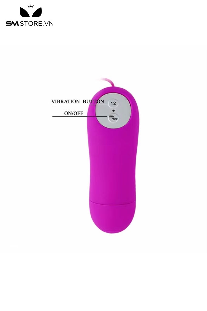 SMT2553 - Trứng rung silicon có dây ngụy trang hình con bướm