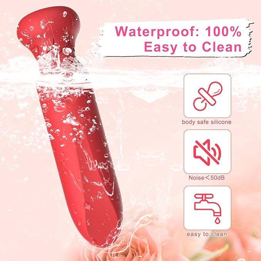 SMT1690 - Trứng rung mini dài 8.9cm có 10 tốc độ dùng sạc điện