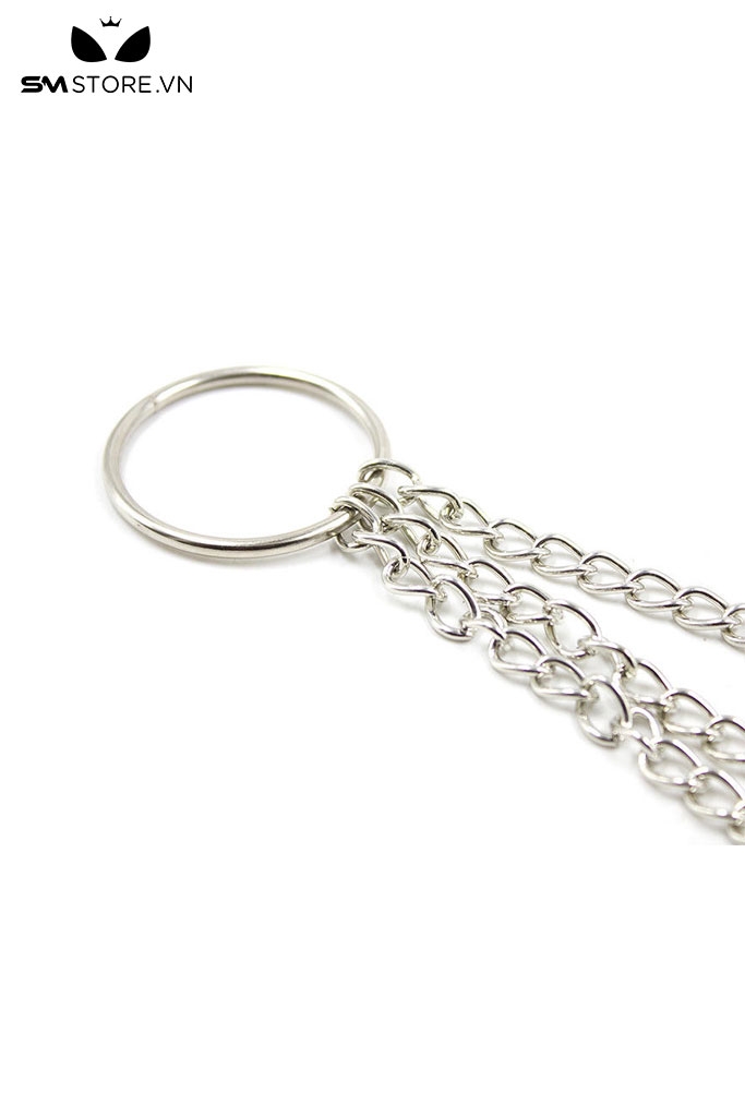 SMT284 - Kẹp âm vật núm vú thiết kế 3 đầu bằng kim loại dài 21.5cm