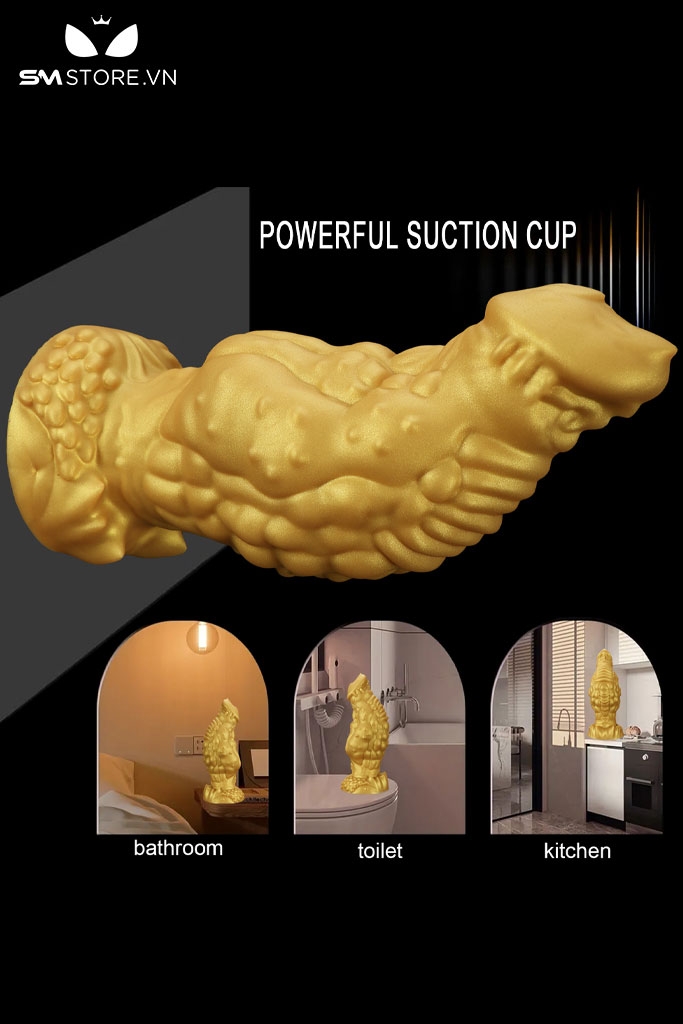 SMT2933 - Cu giả khủng lồ có gai đế dính tường và 3 kích cỡ