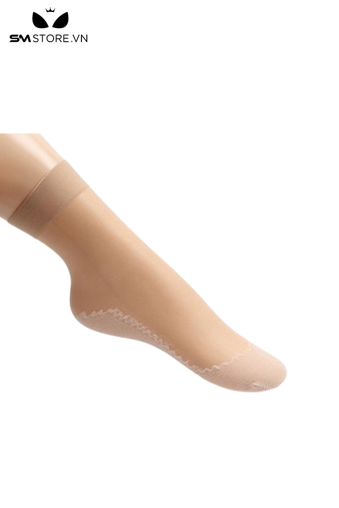 SMP075 - Tất da chân ống ngắn đế chất liệu cotton chống trượt