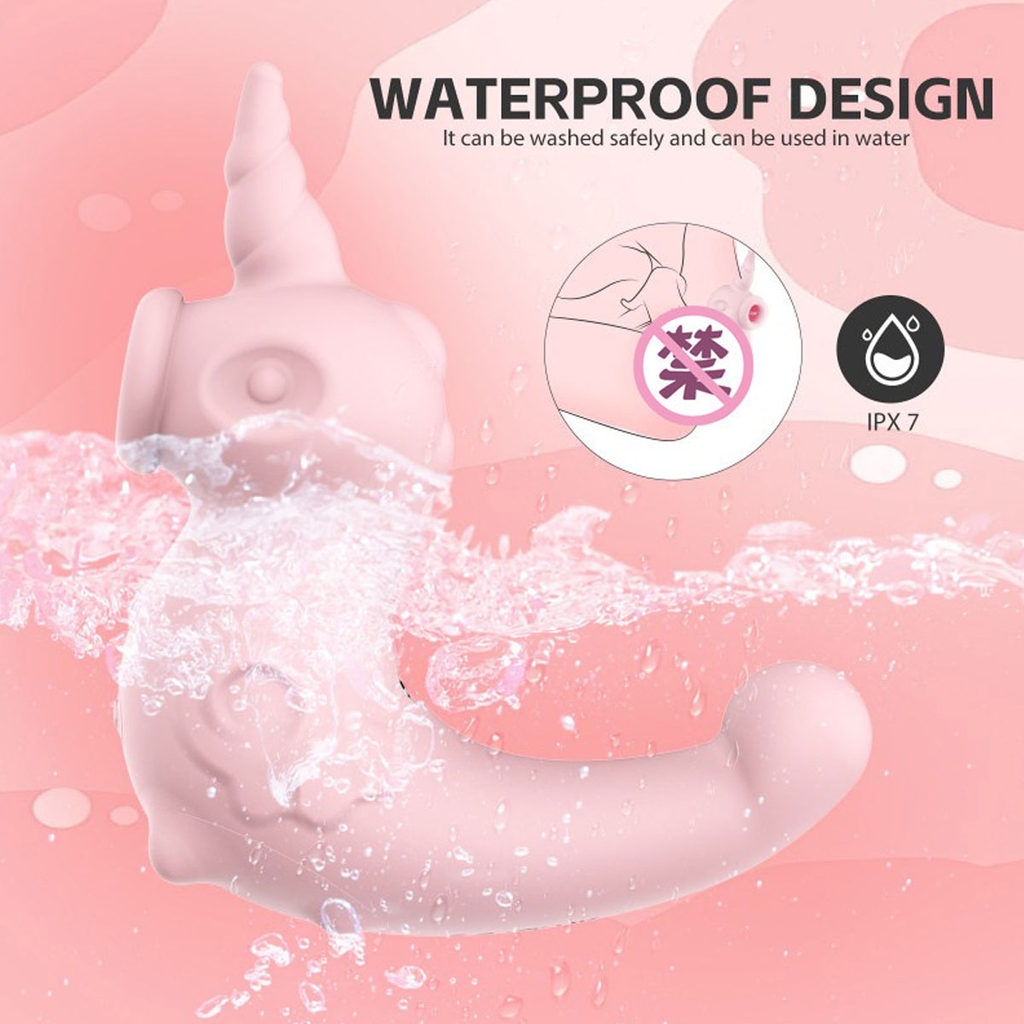 SMT2711 - Máy hút âm đạo hình con cá ngựa có 10 kiểu rung dài 108mm