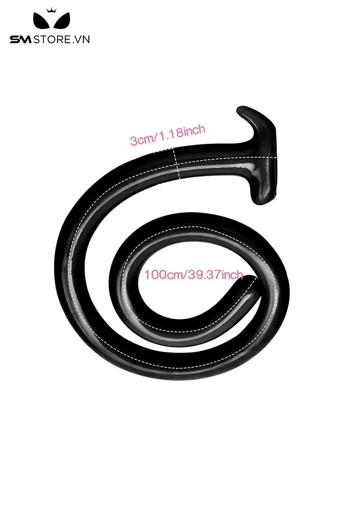 SMT916 - Dây plug silicon đầu búa dài 1m màu đen có độ dẻo cao
