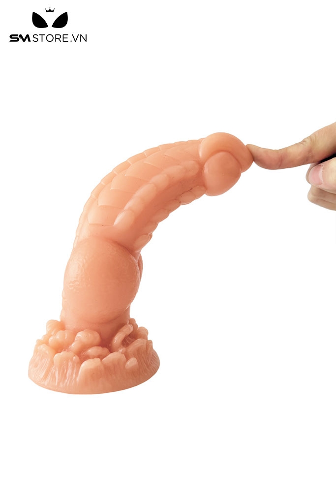 SMT2444 - Dương vật giả có gai mềm dài 21.3cm bằng silicon mềm