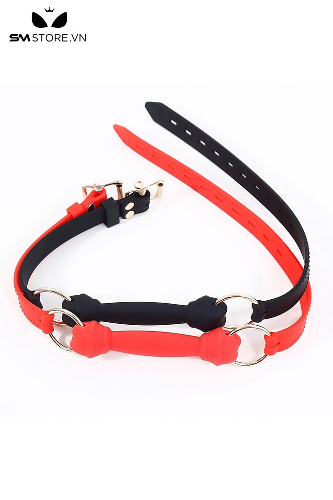 SMT1399 - Đồ chơi ngậm miệng bit gag bằng silicon dài 61cm