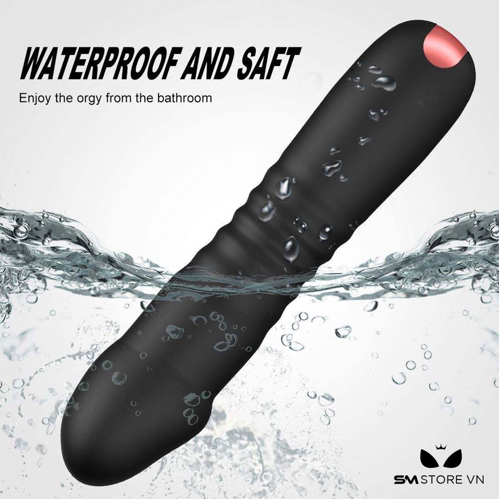 SMT2790 - Máy rung đầu dương vật có 10 tần số thụt dài 173mm