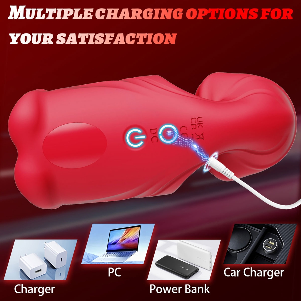 SMT2365 - Máy thủ dâm cho nam có 9 tần số sạc điện dài 13.5cm