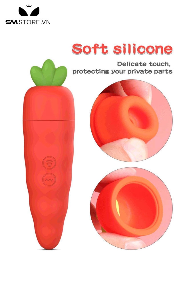 SMT2248 - Máy rung hút ngụy trang củ cà rốt có 10 tần số sạc điện