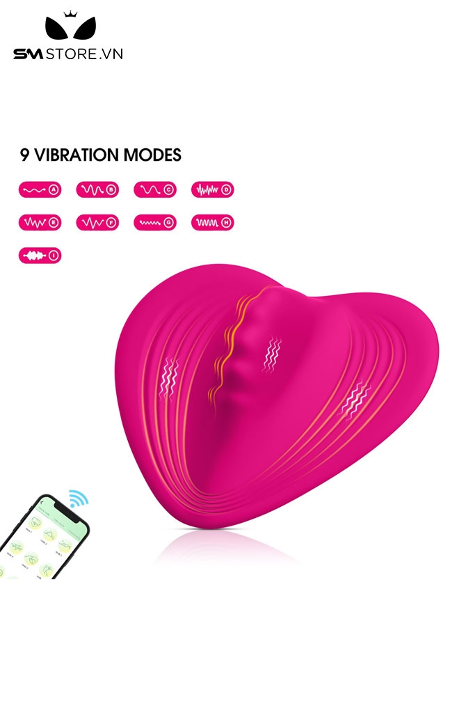 SMT2330 - Máy rung hình trái tim có 9 chế độ điều khiển xa dài 95mm