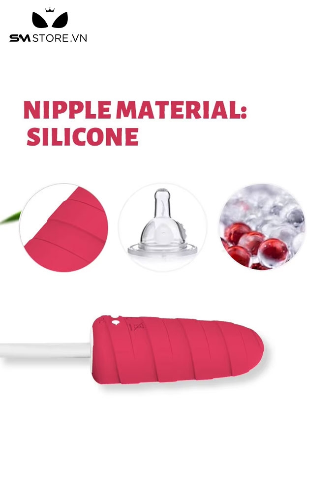 SMT1606 - Máy rung thụt xoay ngụy trang cây kem có 10 chế độ