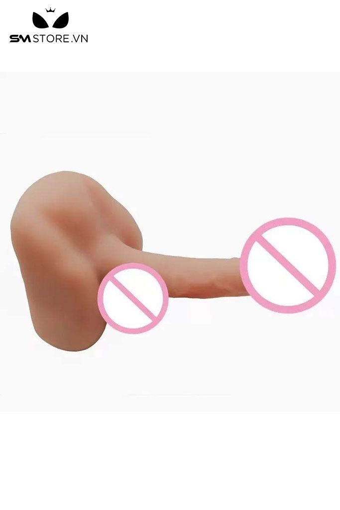SMT2765 - Dương vật giả kèm lỗ hậu môn silicon mềm dài 20cm