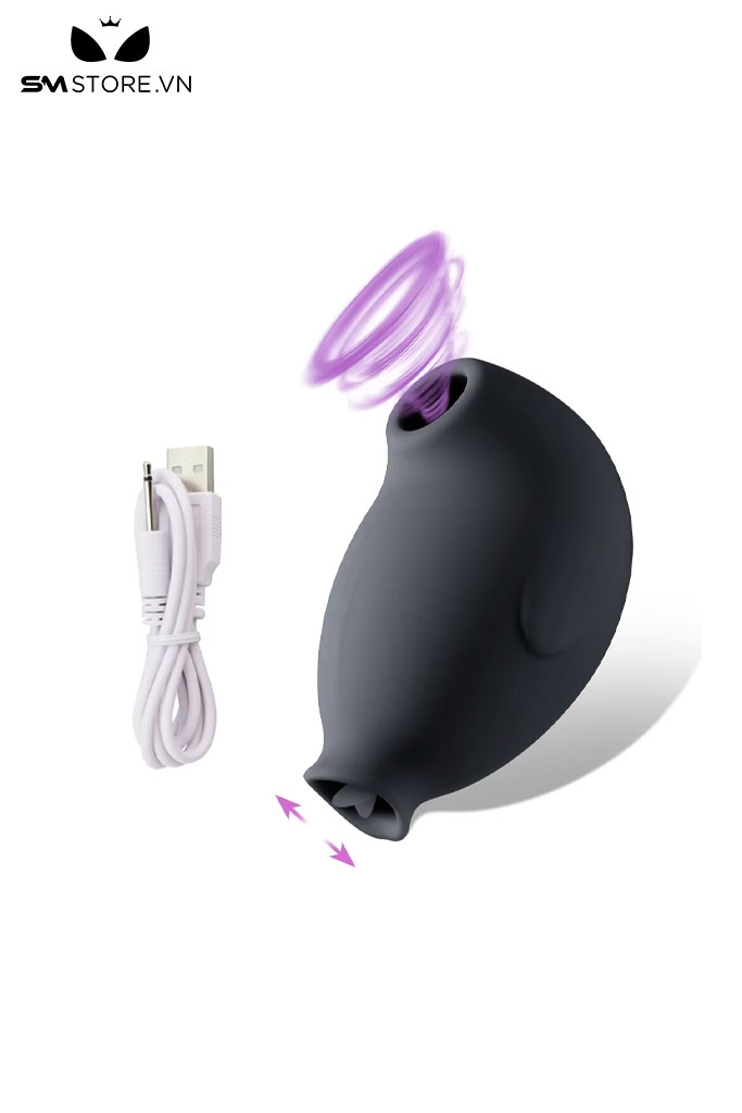 SMT2735 - Máy hút âm đạo có lưỡi liếm và 10 chế độ rung sạc điện