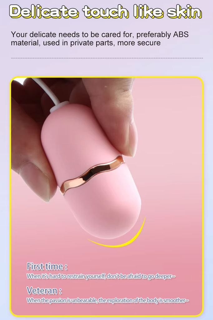 SMT1938 - Trứng rung mini hình vỏ sò có 10 chế độ dài 6.3cm