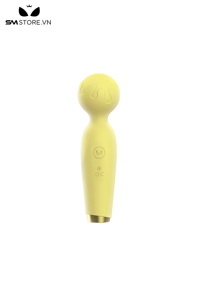 SMT469 - Chày rung silicon hình kem màu hồng dài 14.8cm