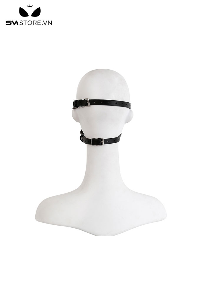 SMT227 - Đồ bịt miệng mouth gag với thiết kế phễu trước có dây đeo ở sau