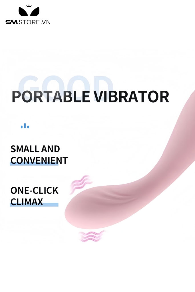 SMT2016 - Máy rung đầu dương vật cong có 10 chế độ dài 13cm