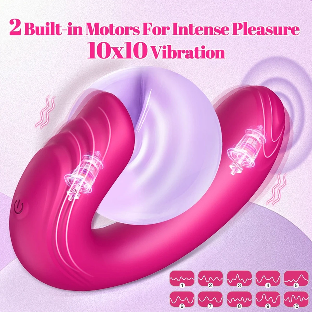 SMT2267 - Máy rung 2 đầu có 10 chế độ sạc điện điều khiển qua APP