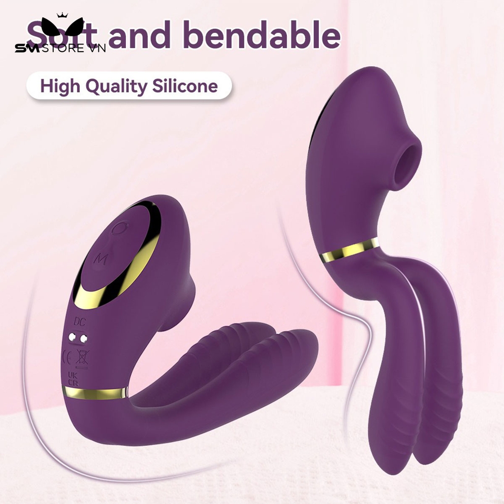 SMT1129 - Máy rung silicon massage âm vật và núm vú điều khiển qua APP