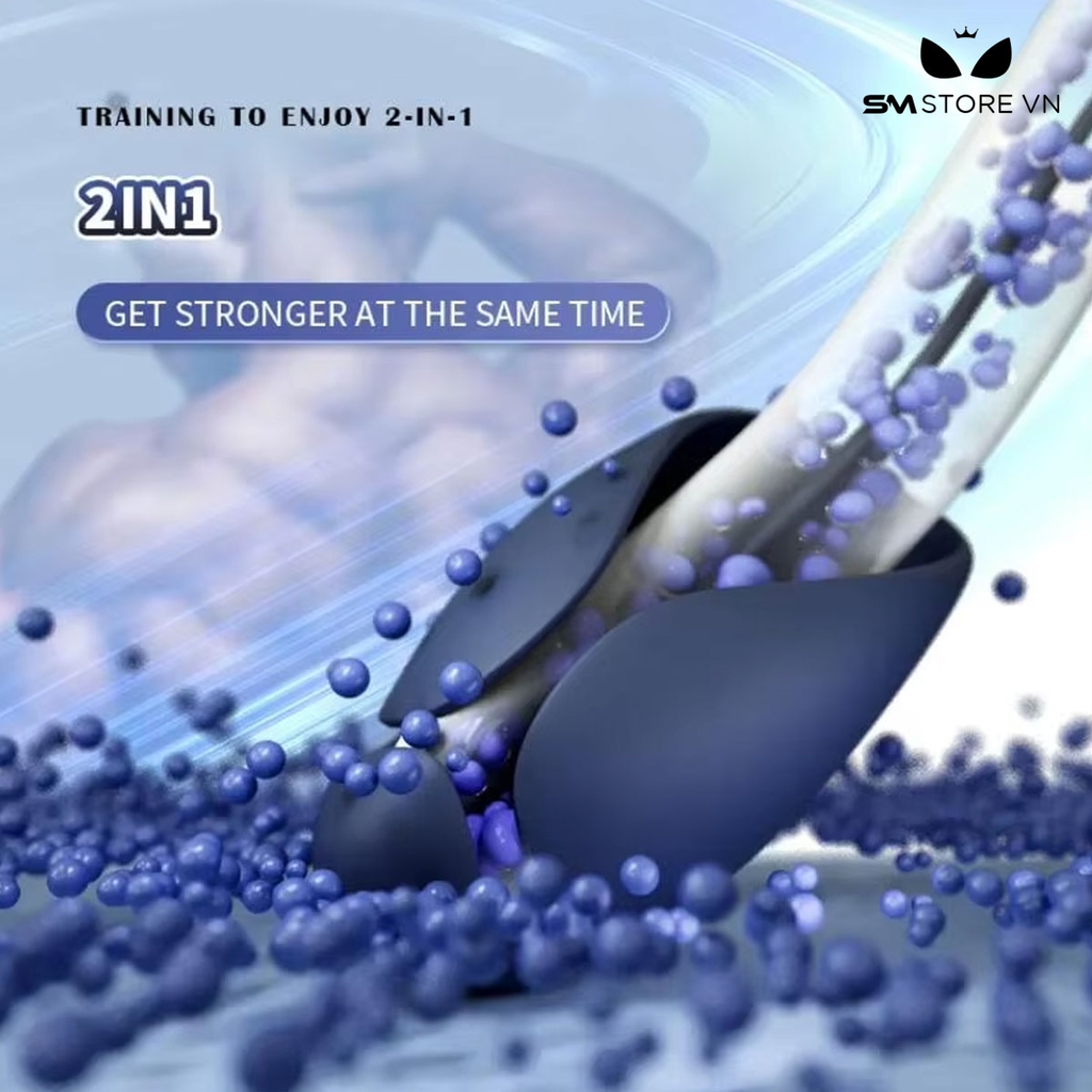 SMT434 - Sounding rung niệu đạo silicon mềm dài 13cm màu xanh