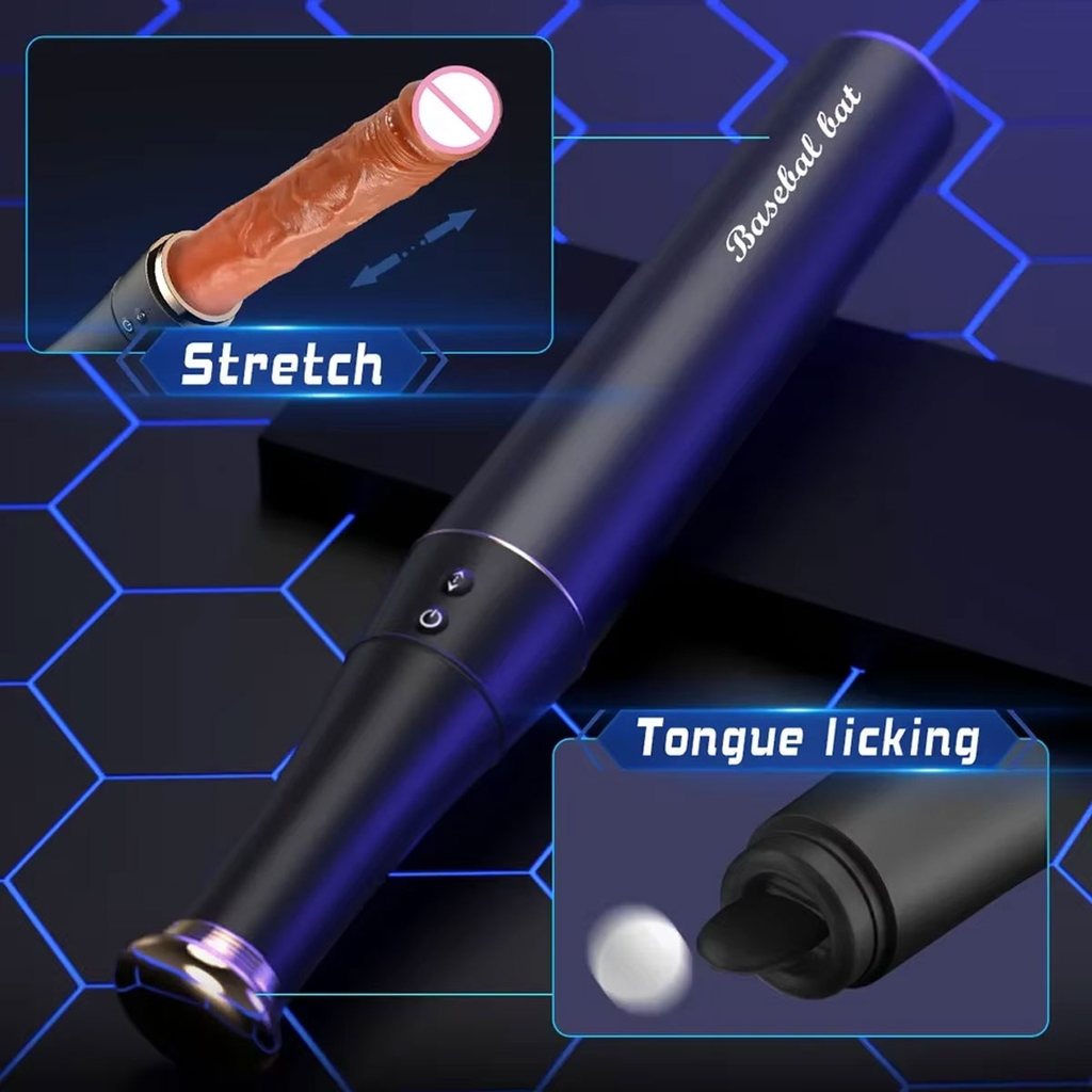 SMT1063 - Dương vật giả rung thụt liếm ngụy trang gậy bóng chày