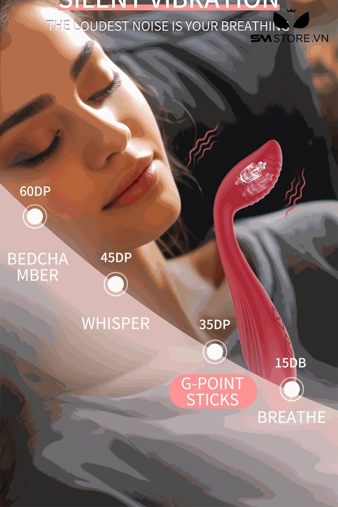 SMT2816 - Máy rung thanh cong có 9 chế độ sạc điện dài 187mm