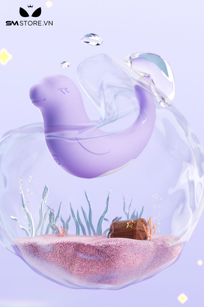 SMT1499 - Trứng rung 10 tần số điều khiển qua APP ngụy trang hải cẩu