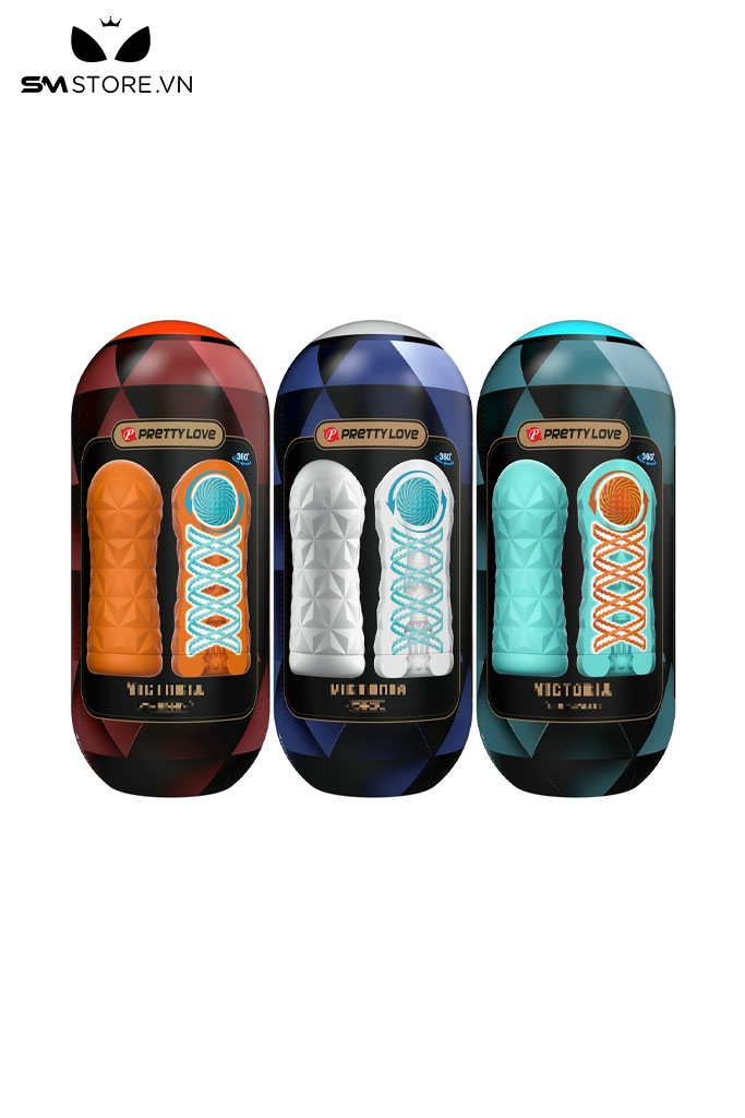 SMT303 - Cốc thủ dâm silicon mềm Pretty Love có bi lăn dài 150mm