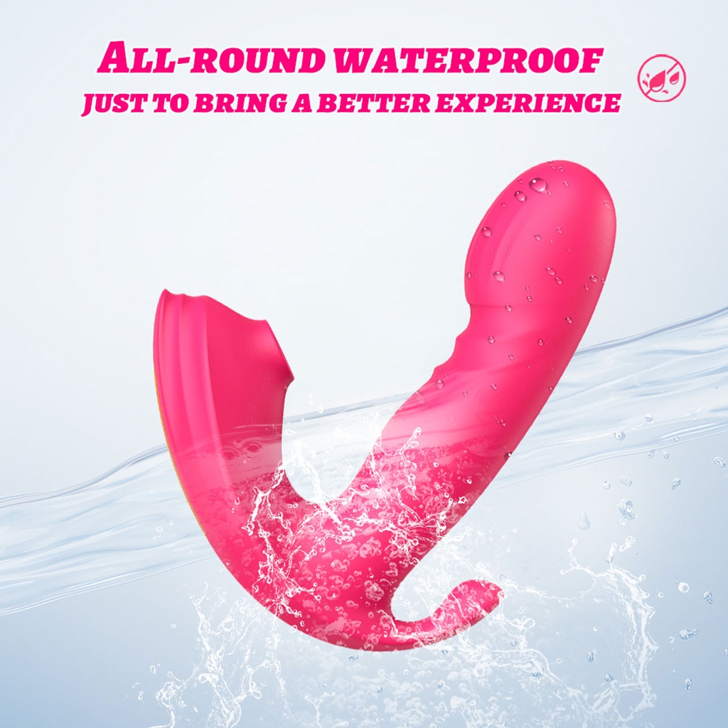 SMT2854 - Máy rung hút đầu dương vật silicon điều khiển qua APP