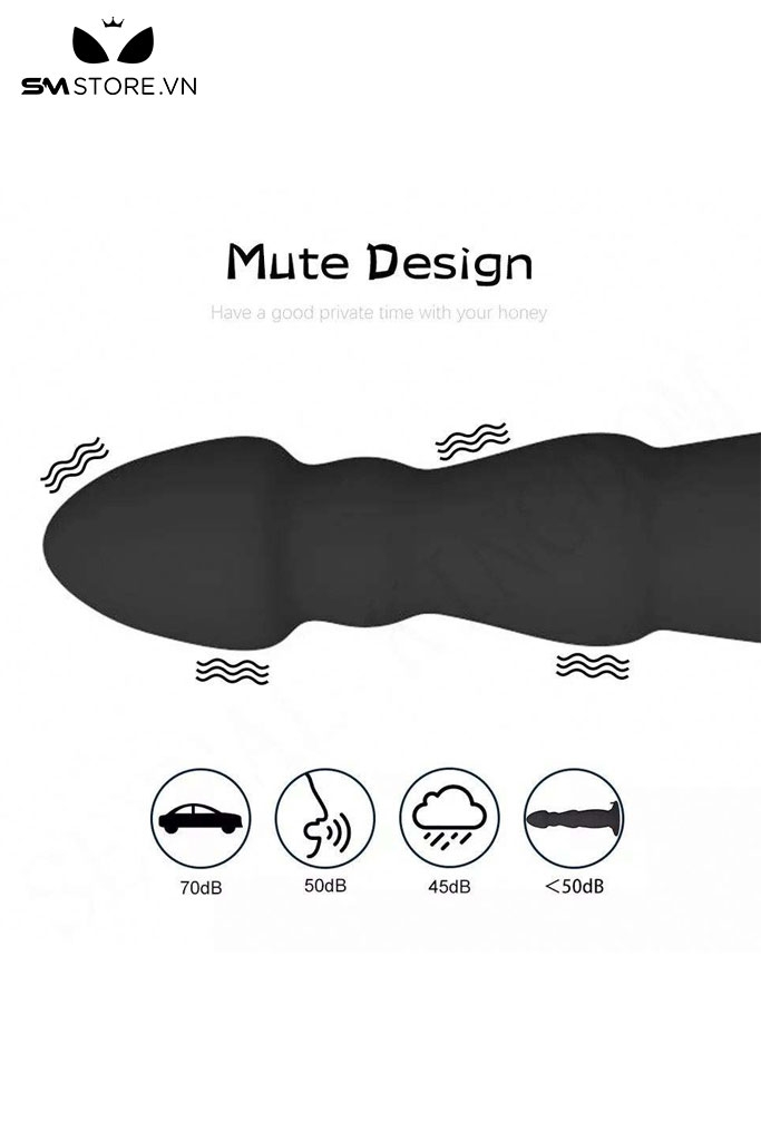 SMT1852 - Máy rung đầu dương vật điều khiển từ xa dài 18cm
