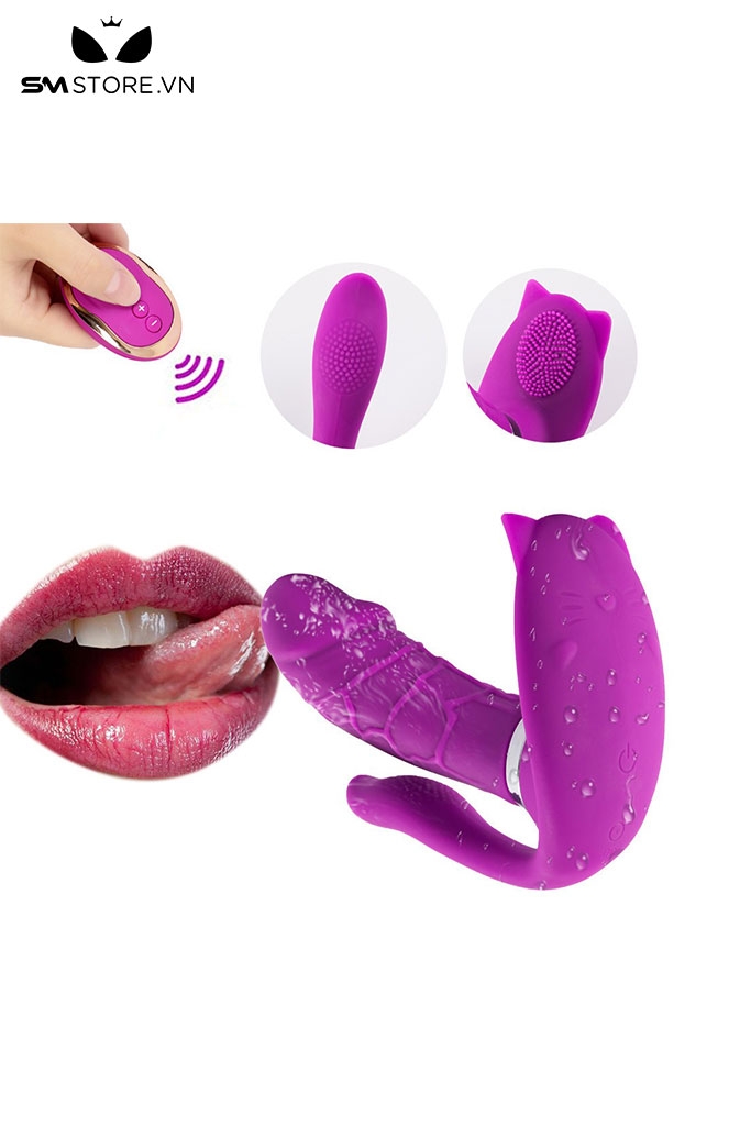 SMT1262 - Dương vật giả silicon sưởi ấm đến 42 độ dài 114mm