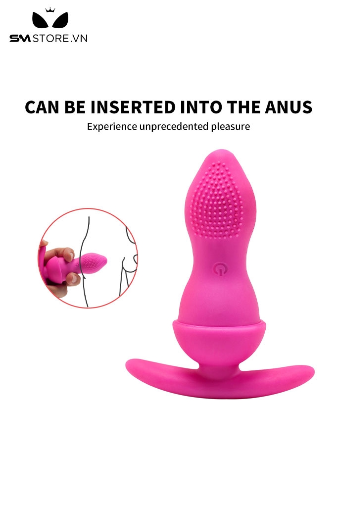 SMT1995 - Máy rung hậu môn có gai điều khiển từ xa dài 11cm