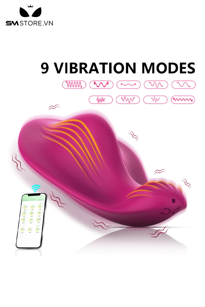 SMT1990 - Máy rung thiết kế đáy quần lót có 9 chế độ dài 8.4cm