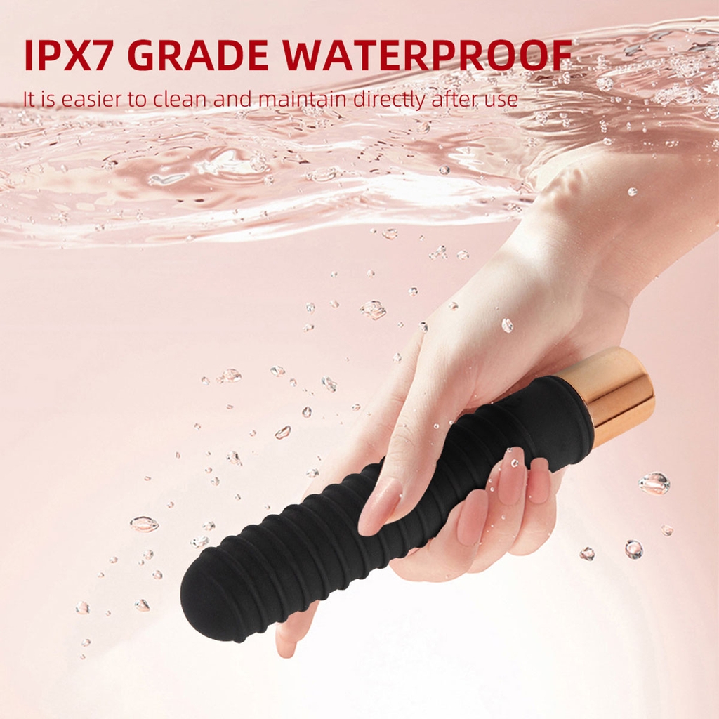 SMT2489 - Gậy rung âm vật silicon dài 145mm có 7 chế độ sạc điện