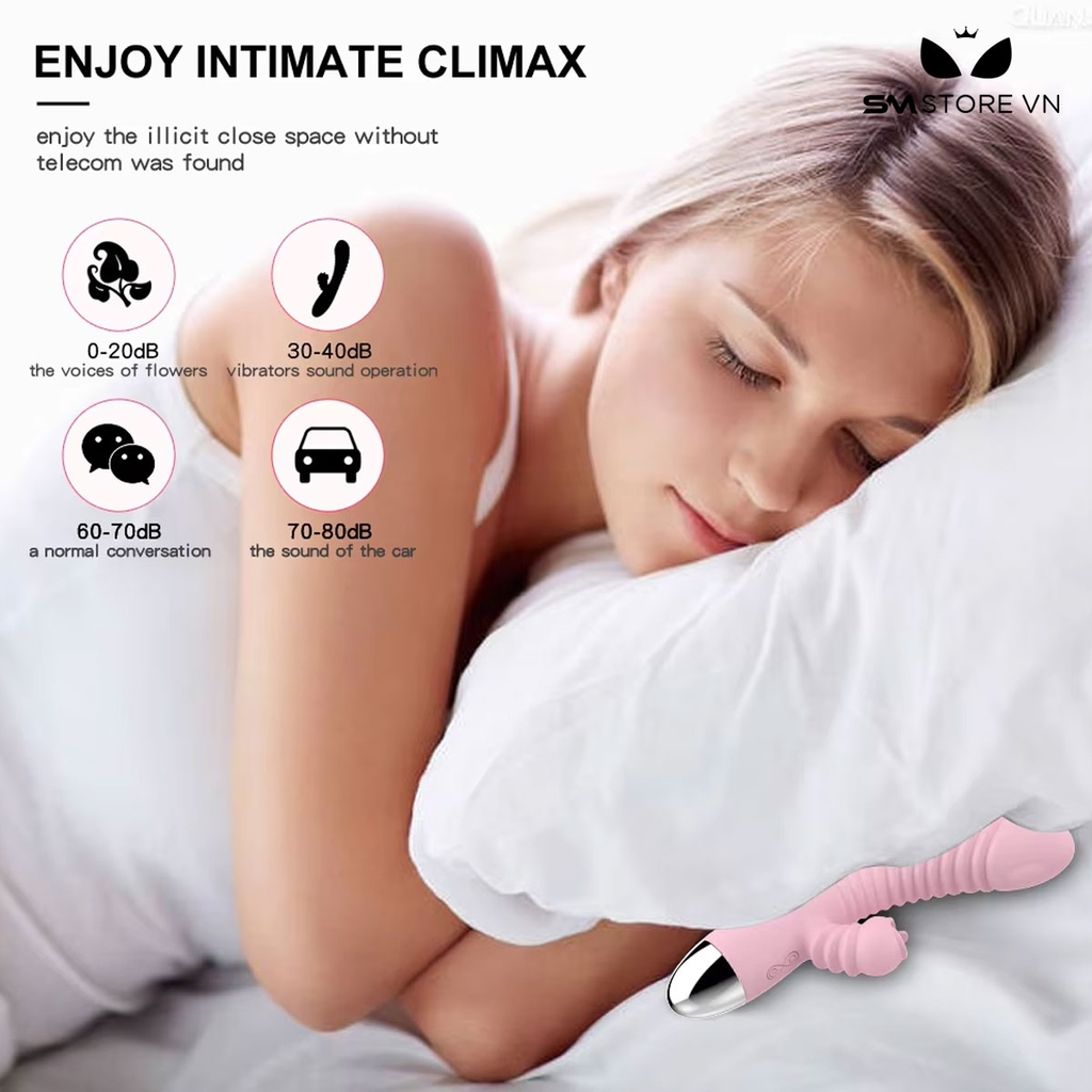 SMT2794 - Máy rung 2 đầu vân ngang có lưỡi liếm sạc điện