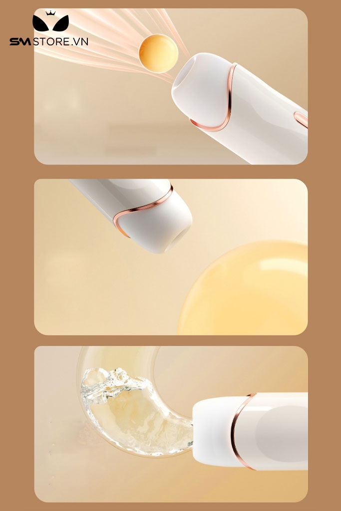 SMT1037 - Máy rung hút nhỏ gọn với 10 chế độ kết nối với điện thoại