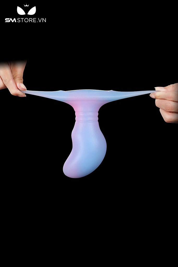 SMT1298 - Phích cắm hậu môn phát sáng bằng silicon mềm có 3 size