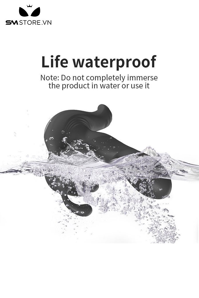 SMT1327 - Máy rung điều khiển từ xa bằng silicon có 7 tần số sạc USB