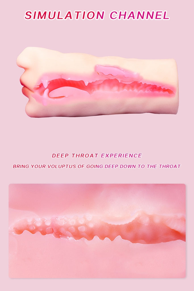 SMT2527 - Miệng giả silicon có hạt bi nổi bên trong dài 136mm