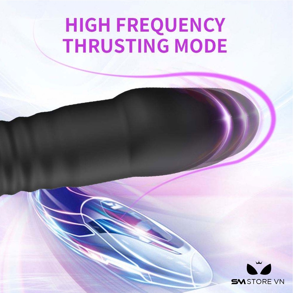 SMT2790 - Máy rung đầu dương vật có 10 tần số thụt dài 173mm