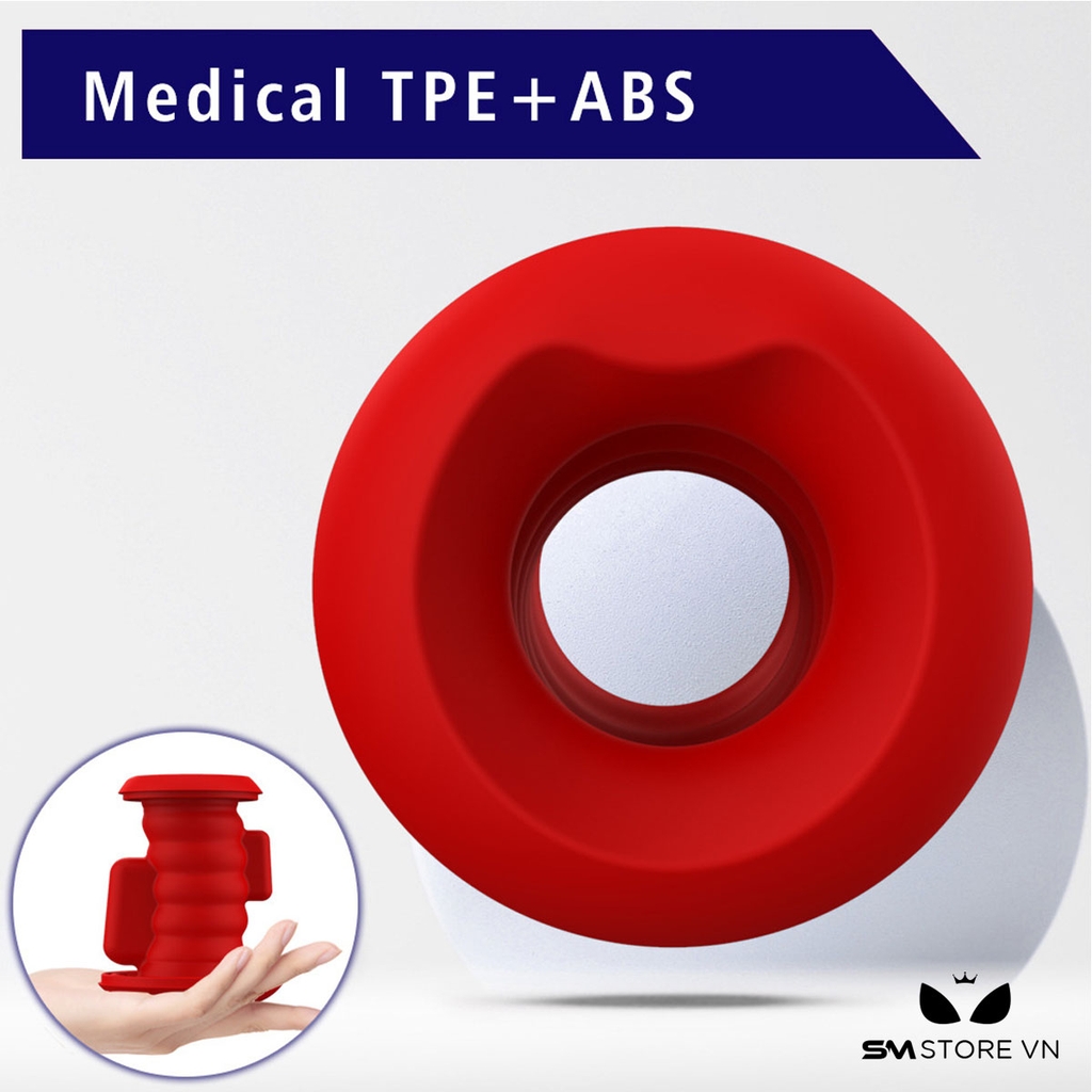 SMT1547 - Cốc thủ dâm silicon mini có 7 tần số rung dài 10cm