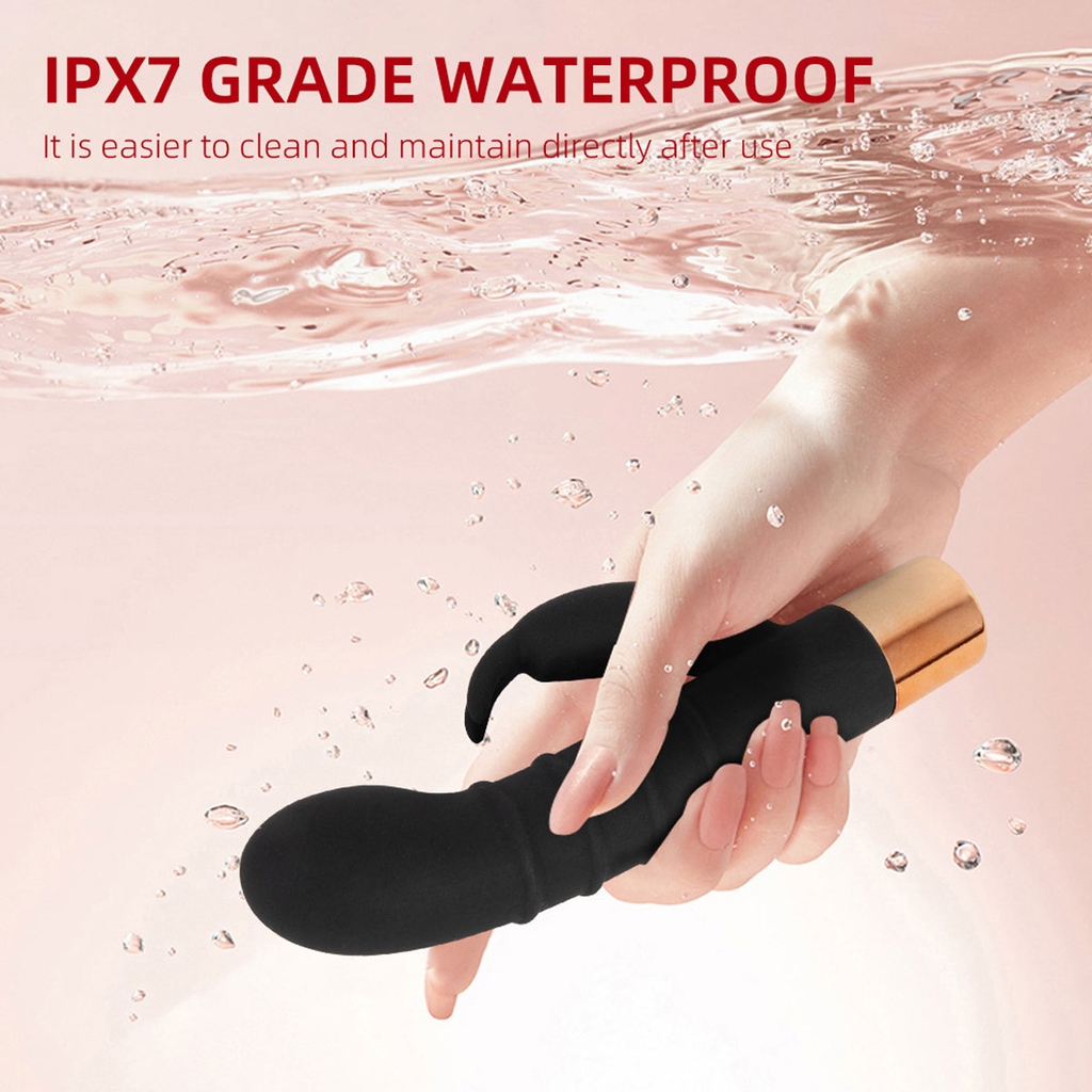 SMT2488 - Máy rung đầu dương vật kèm tai thỏ có 7 tần số và sạc điện