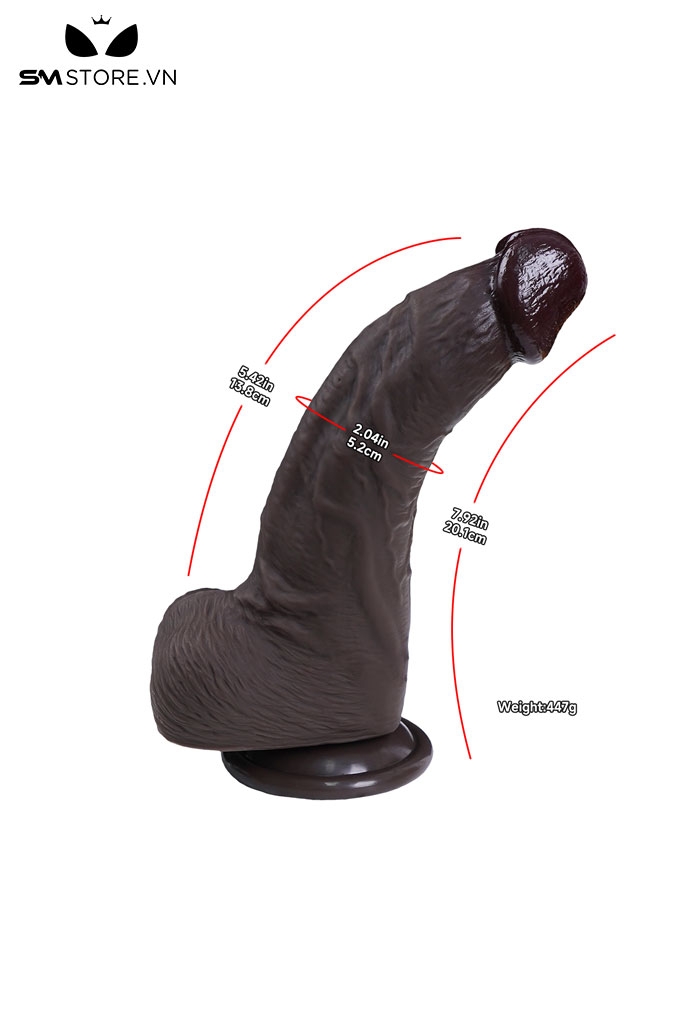 SMT2274 - Dương vật giả khổng lồ Châu Phi đế hít tường dài 20.1cm