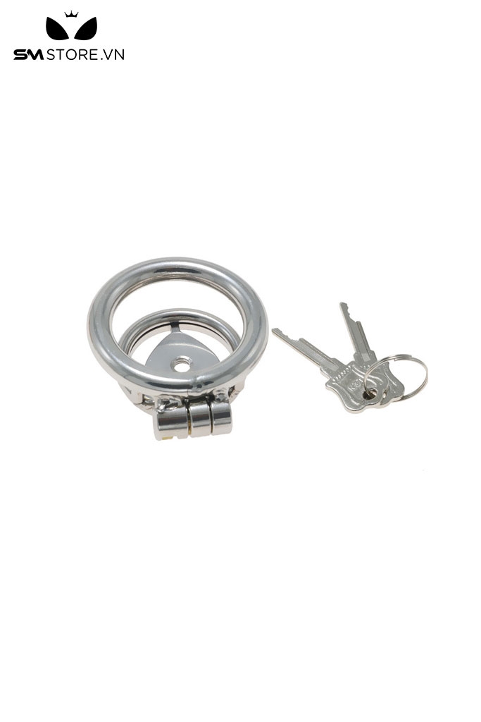 SMT288 - Đai trinh tiết inox không gỉ dạng phẳng hình trái tim có 3 size