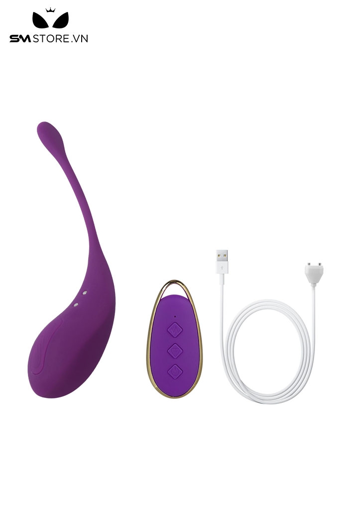 SMT1320 - Trứng rung mini điều khiển từ xa dùng sạc dài 180mm