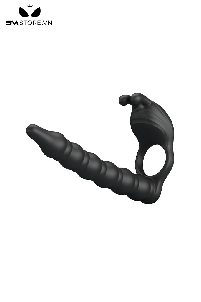 SMT2578 - Vòng đeo dương vật mix kèm que hậu môn dài 148mm