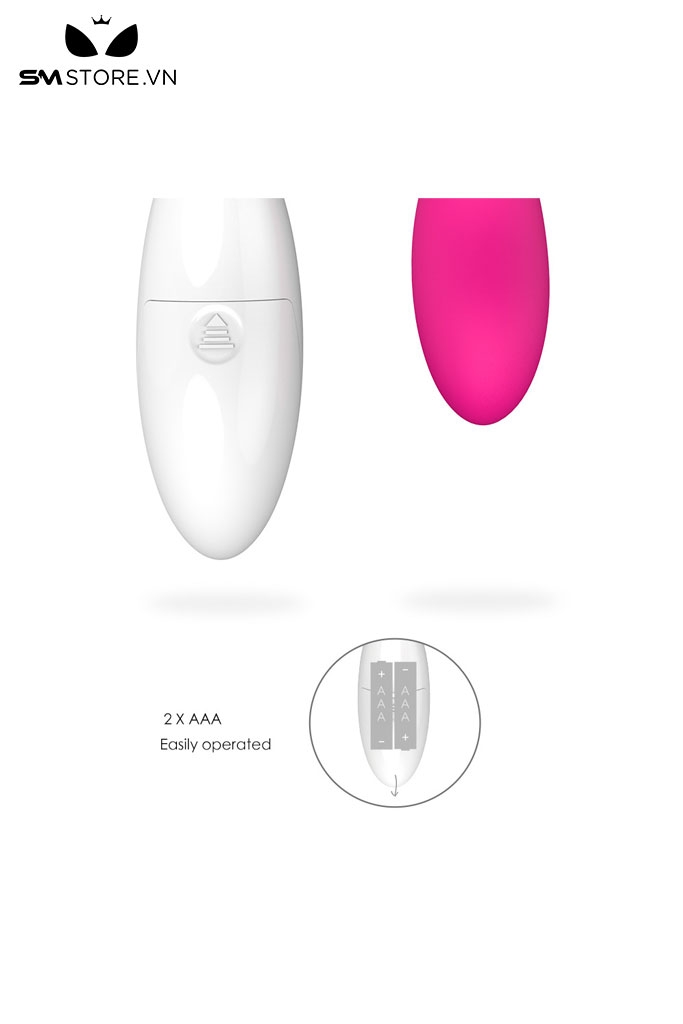 SMT1394 - Trứng rung có dây với 7 tần số dài 109mm bằng silicon