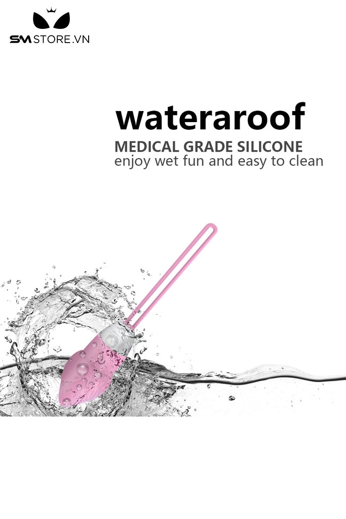 SMT2855 - Trứng rung mini điều khiển mini từ xa ngọn tre dài 175mm