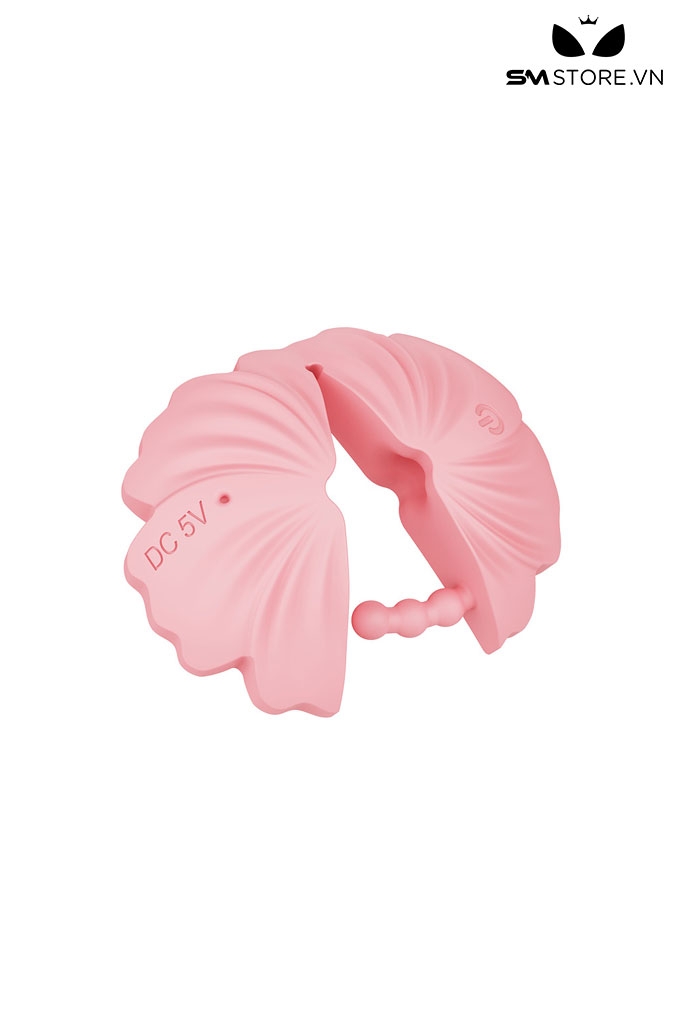 SMT2068 - Kẹp núm vú hình bông hoa có 10 chế độ rung điều khiển xa