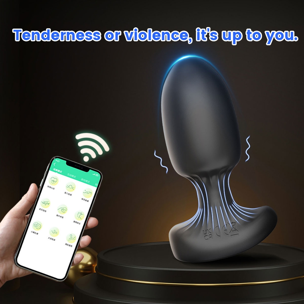 SMT2710 - Máy rung hậu môn điều khiển qua APP có 9 tần số sạc điện